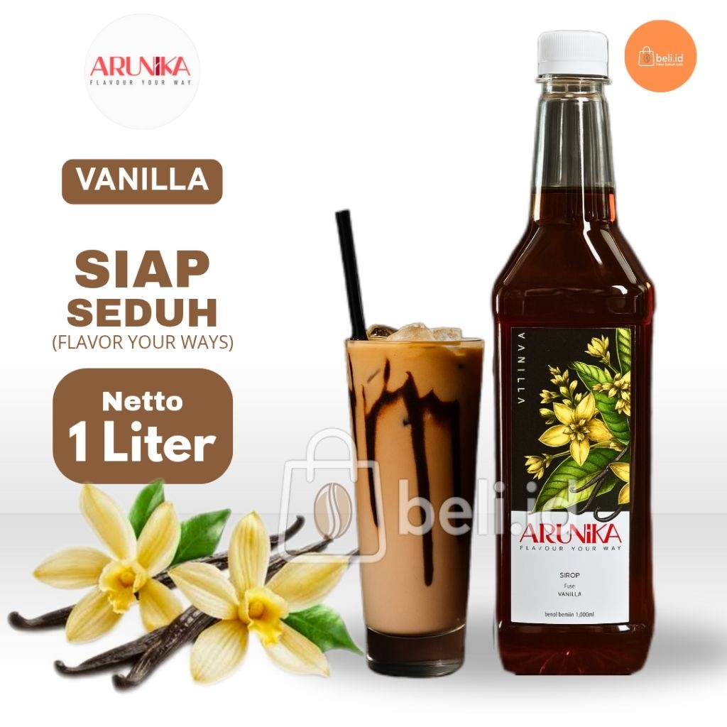 

Sirup Arunika Premium Vanilla Botol 1 Liter Untuk Minuman Kopi