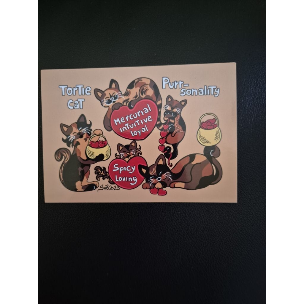 

kartu pos kucing titina/titina cat postcard