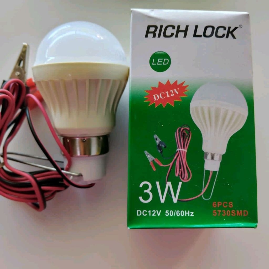 LAMPU LED DC 12 VOLT RICH LOCK 3 WATT