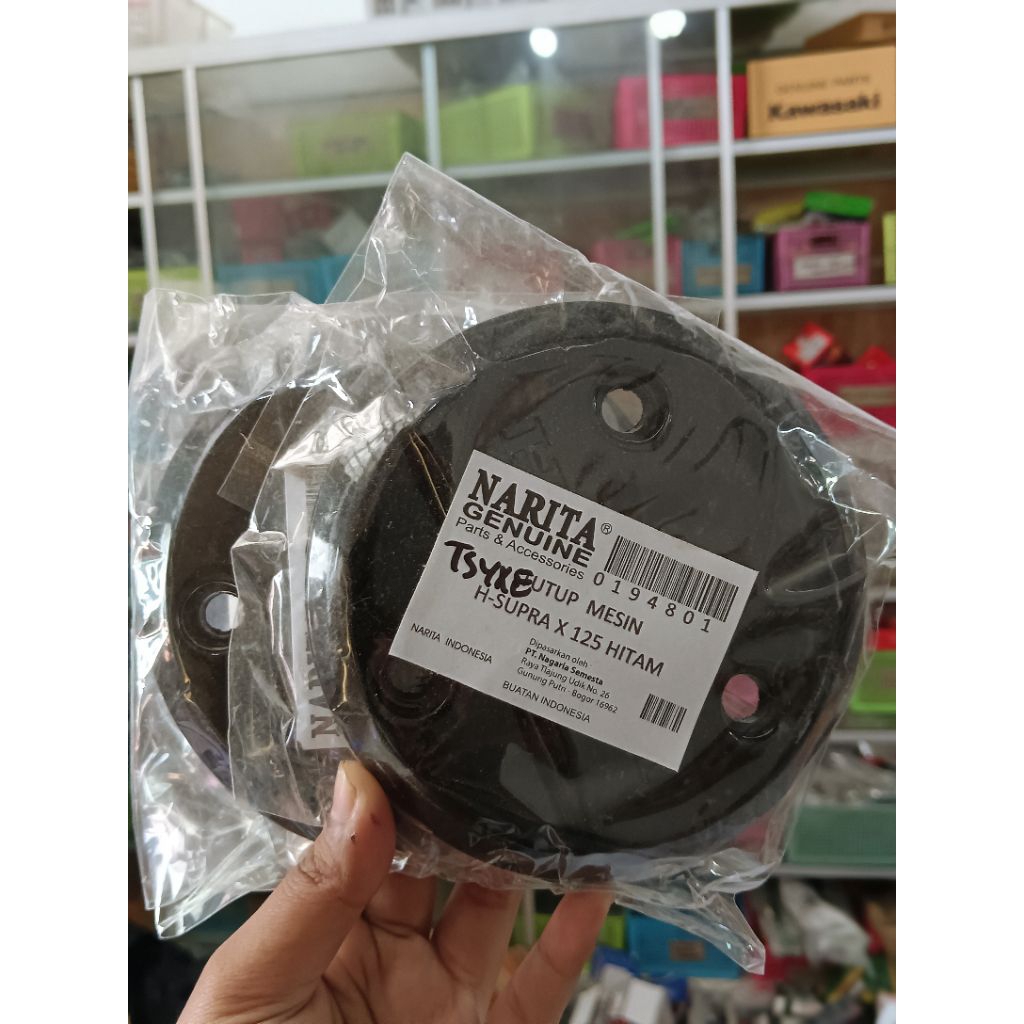 TUTUP MESIN SUPRA X125 TUTUP BAK MAGNET SUPRA 125 HITAM