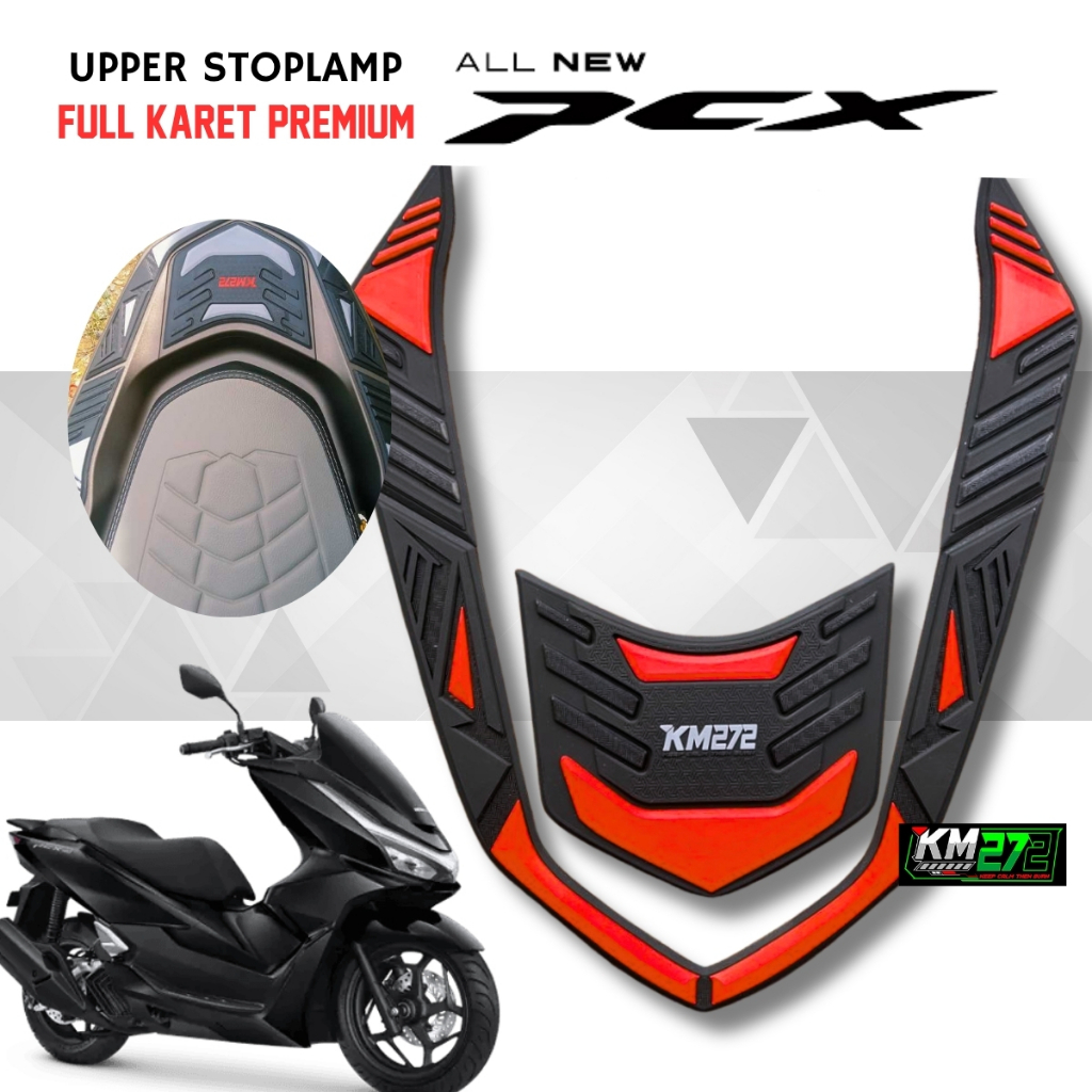 KM272 Aksesoris PCX 160 2021-2025 | Pelindung Behel PCX Bahan Full Karet Nyaman Anti Slip