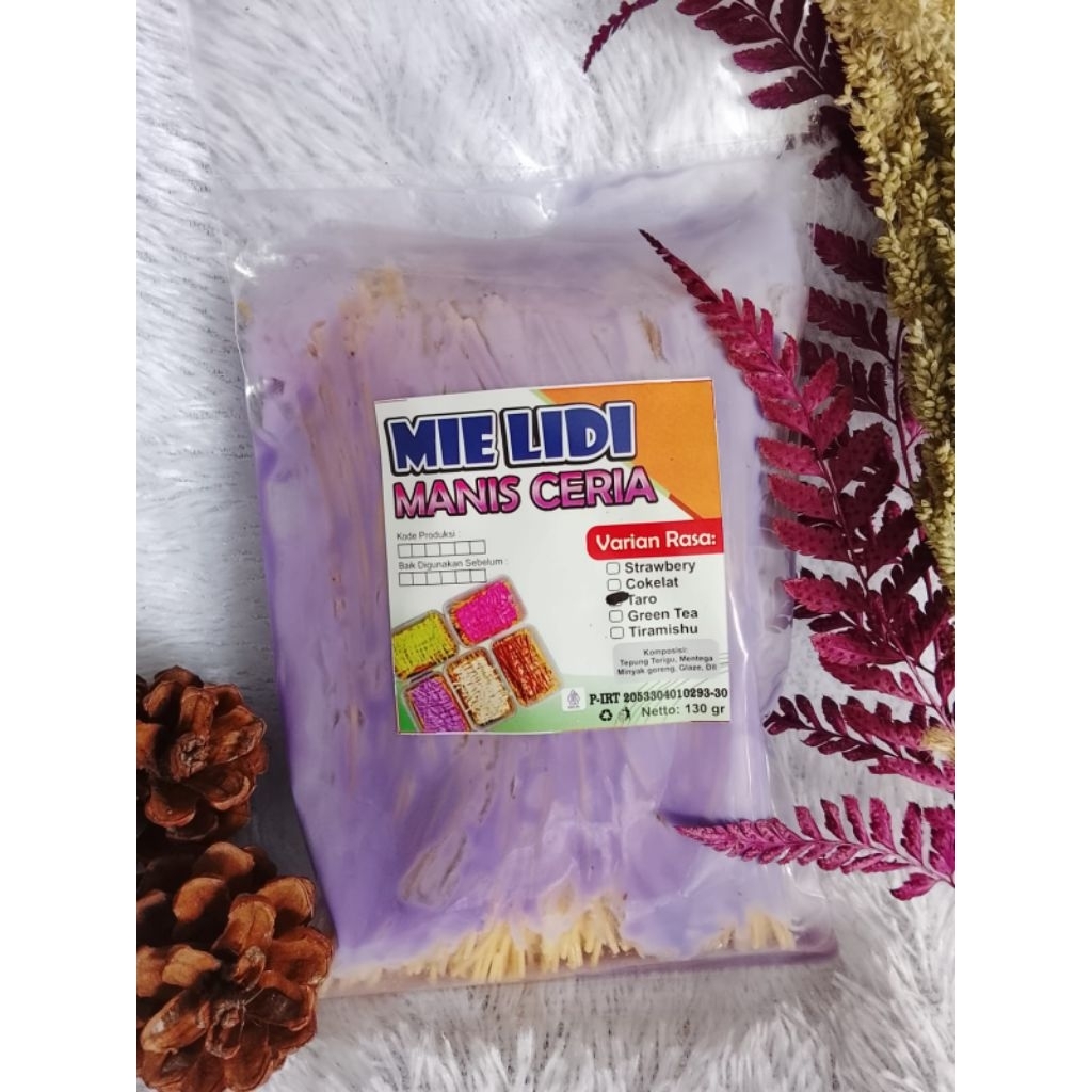 

MIE LIDI RASA TARO_FP SHOP MIE LIDI RASA TARO 130 gr
