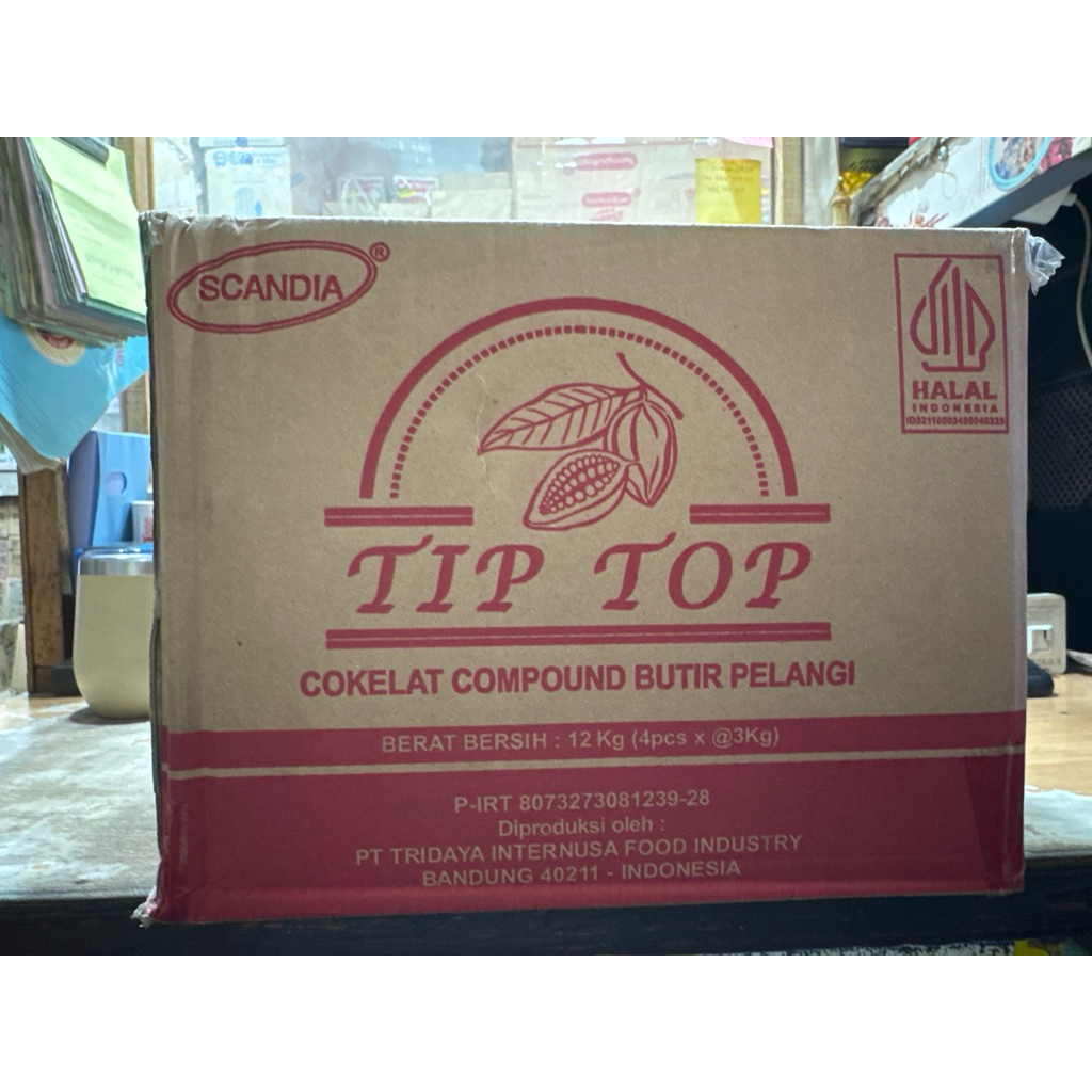 

Meses Tip Top Pelangi @ 4x3kg=12 kg / 1 dus