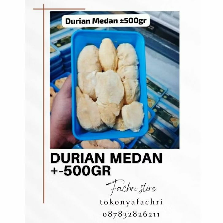 

durian medan premium 500gram / durian medan / durian manis / durian legit / durpas / duren kupas