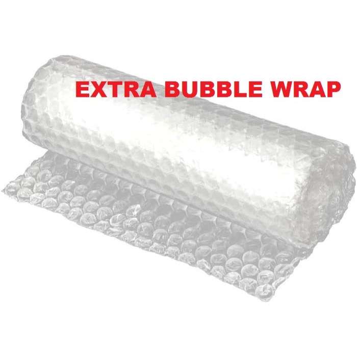 

TAMBAH PACKING BUBBLE WARP PENGAMAN PELINDUNG wrap PAKET bungkus aman KECIL