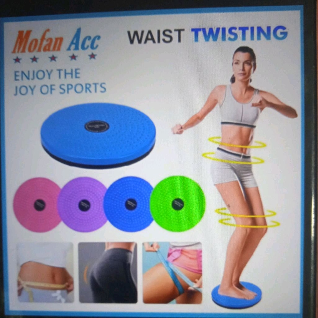 piring senam/ alat olahraga putar pelangsing tubuh pengecil perut