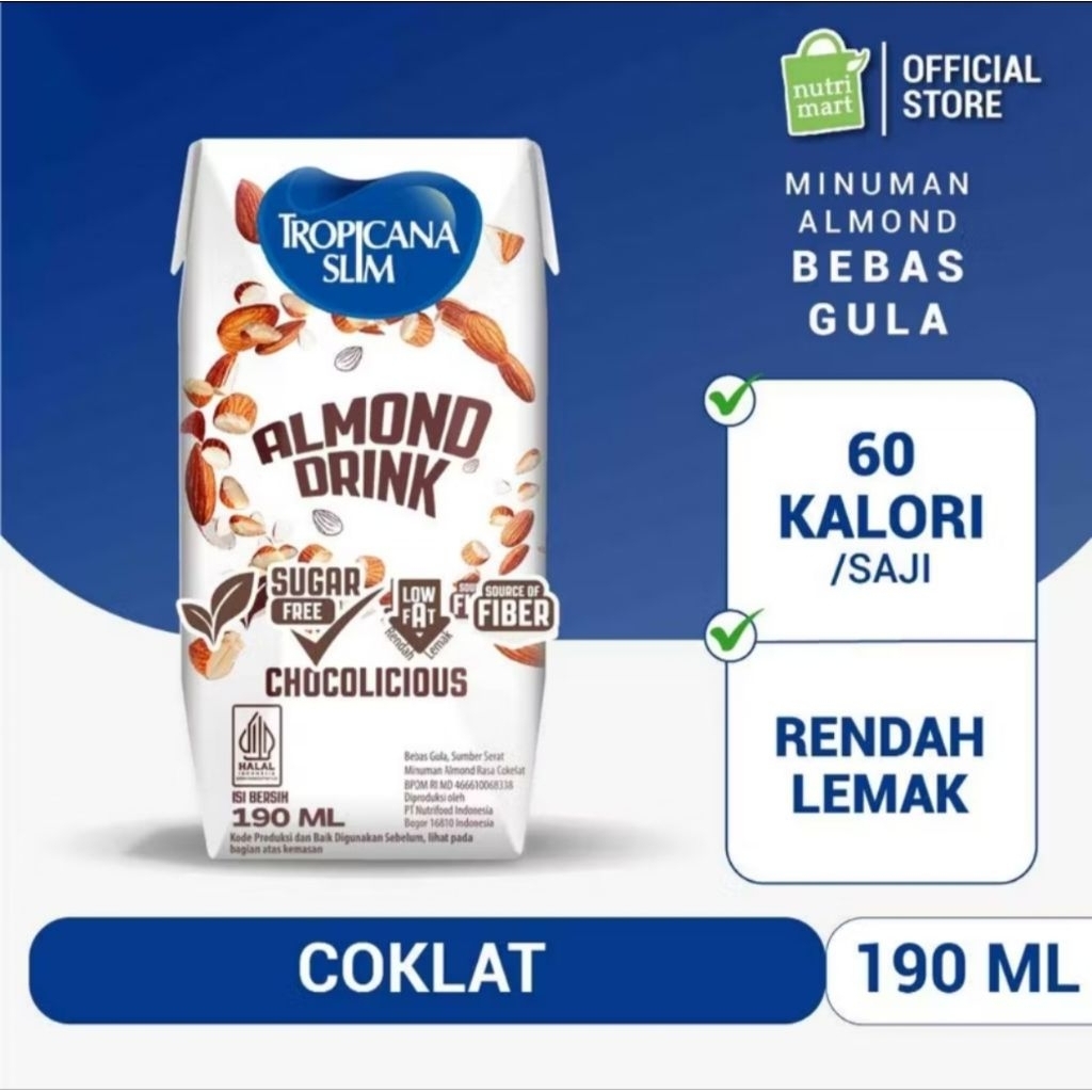 

Tropicana Slim RTD Almond Drink Chocolate
