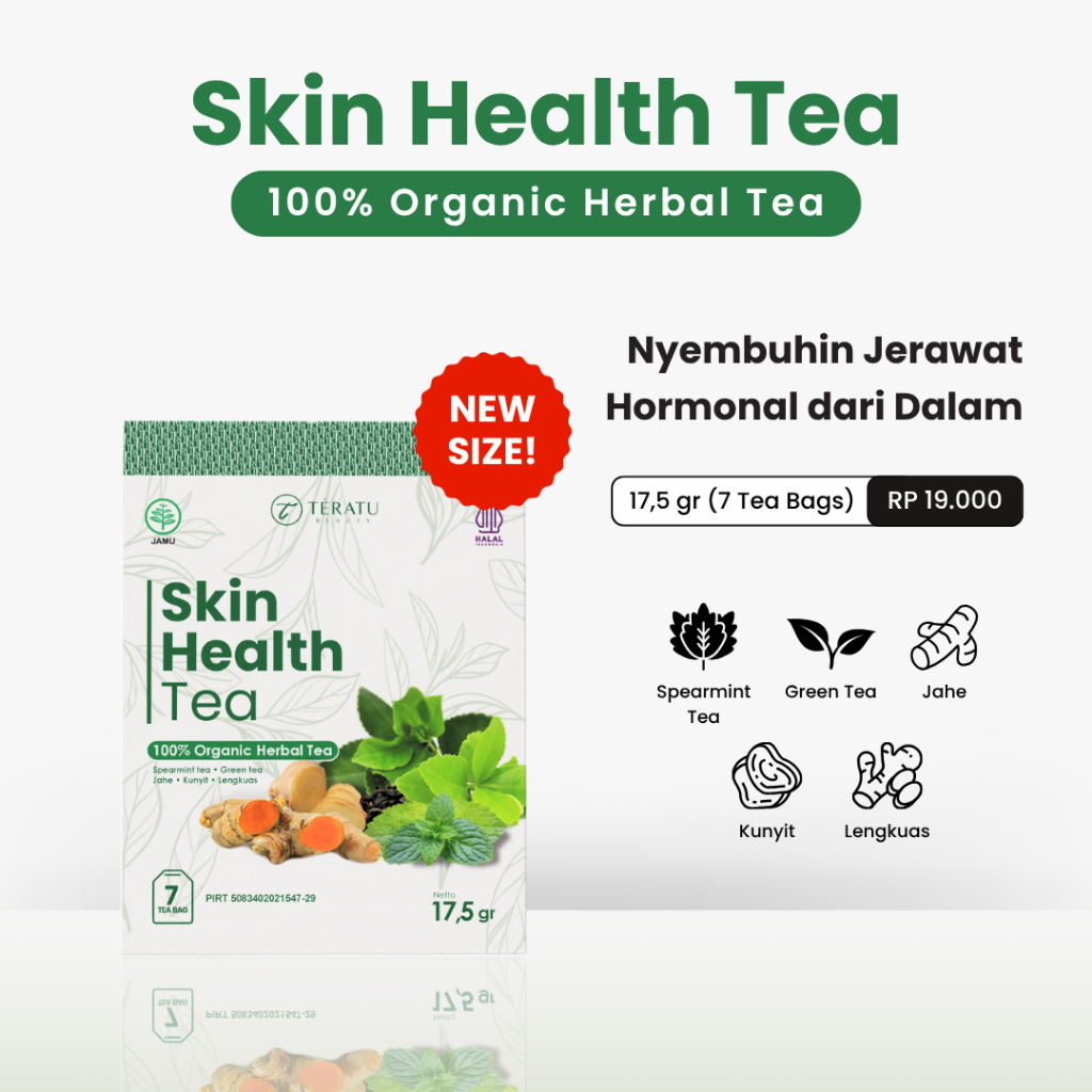 

TERATU BEAUTY Skin Health Tea - 7 Tea Bag