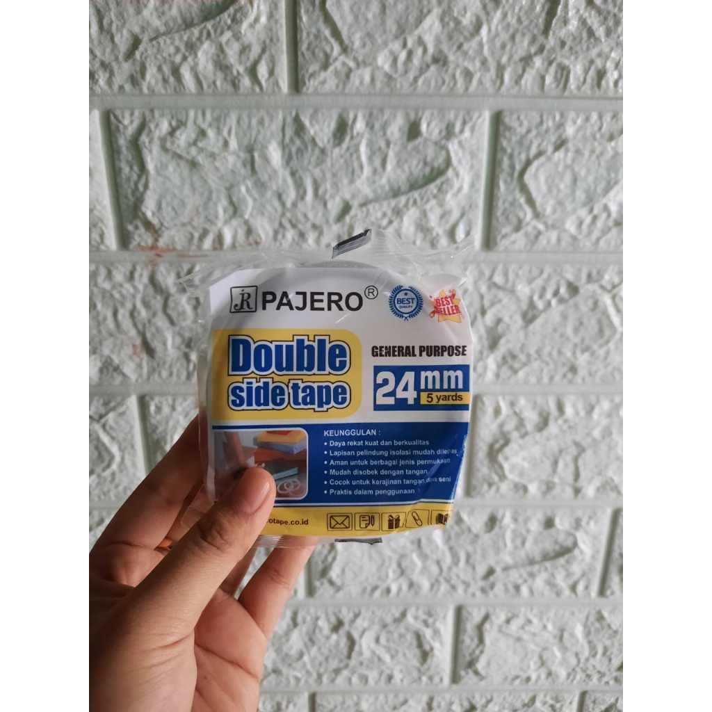 

Pajero Double Side Tape General Purpose 12 mm dan 24 mm 5 yards