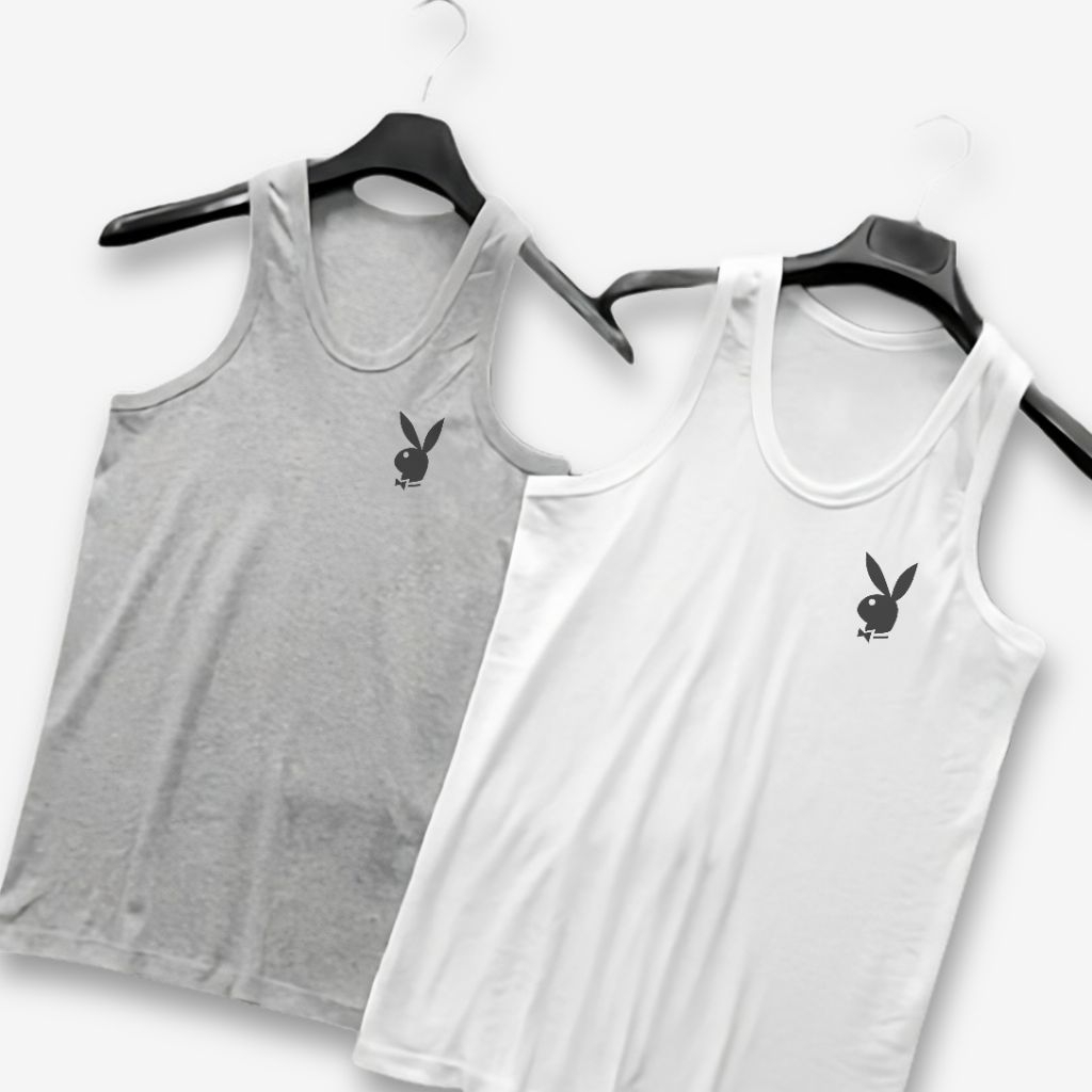 SINGLET PRIA PLAYBOY KAOS DALAM PRIA PLAYBOY TANKTOP SPORT COWOK