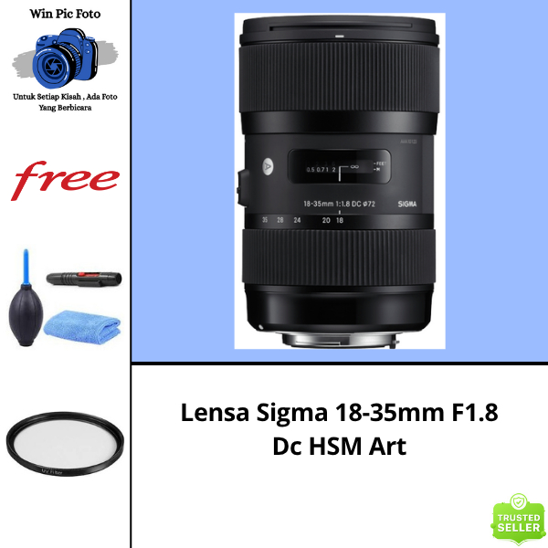 Lensa Sigma 18-35mm F1.8 DC HSM ART /Lens Sigma