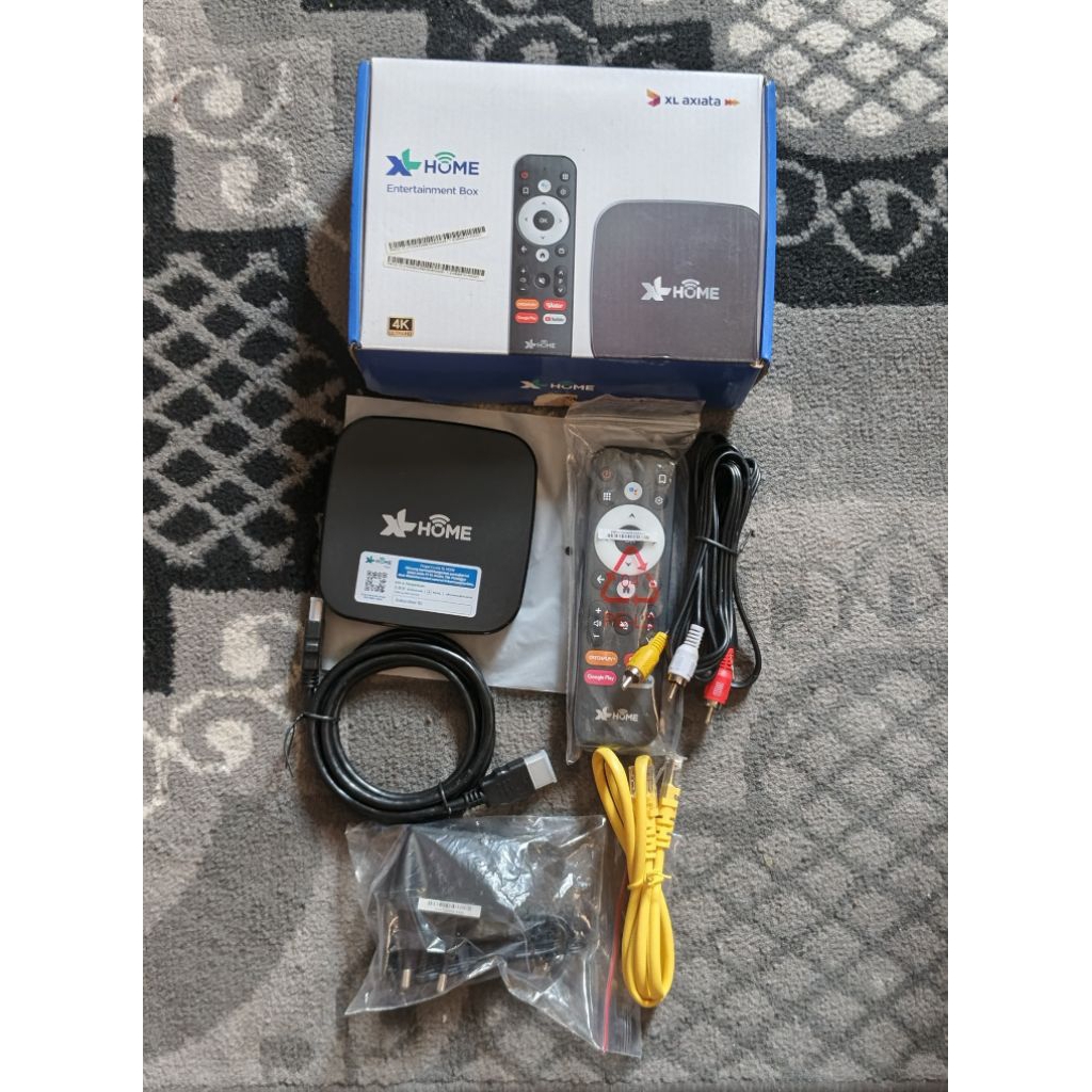 tv box android 11 advan at01 kondisi new fullset