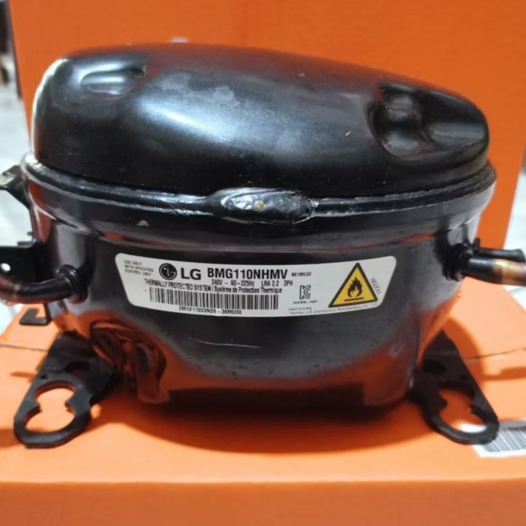 kompresor freezer LG inverter original 100% normal.