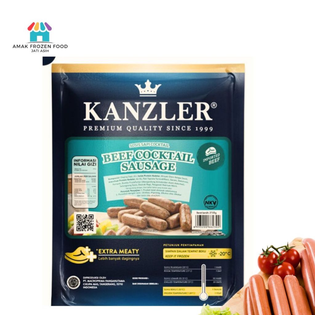 

Kanzler Sosis Beef Coctail 250 g