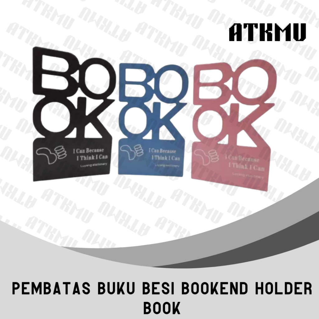 

BOOK | Pembatas Buku Besi | Bookend Holder Buku