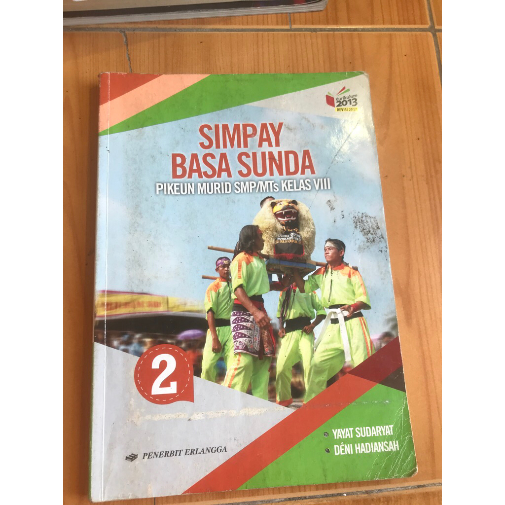 buku bekas bahasa Sunda kelas 8