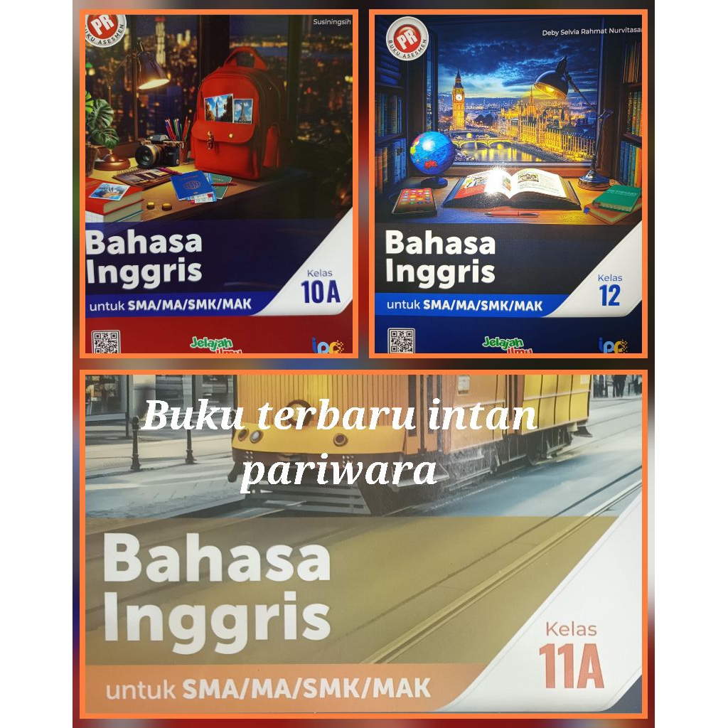 Buku lks/pr in SMA Bahasa inggris kelas 10.11.12 semester 1 & semester 2 intan pariwara Tahun 2025/2