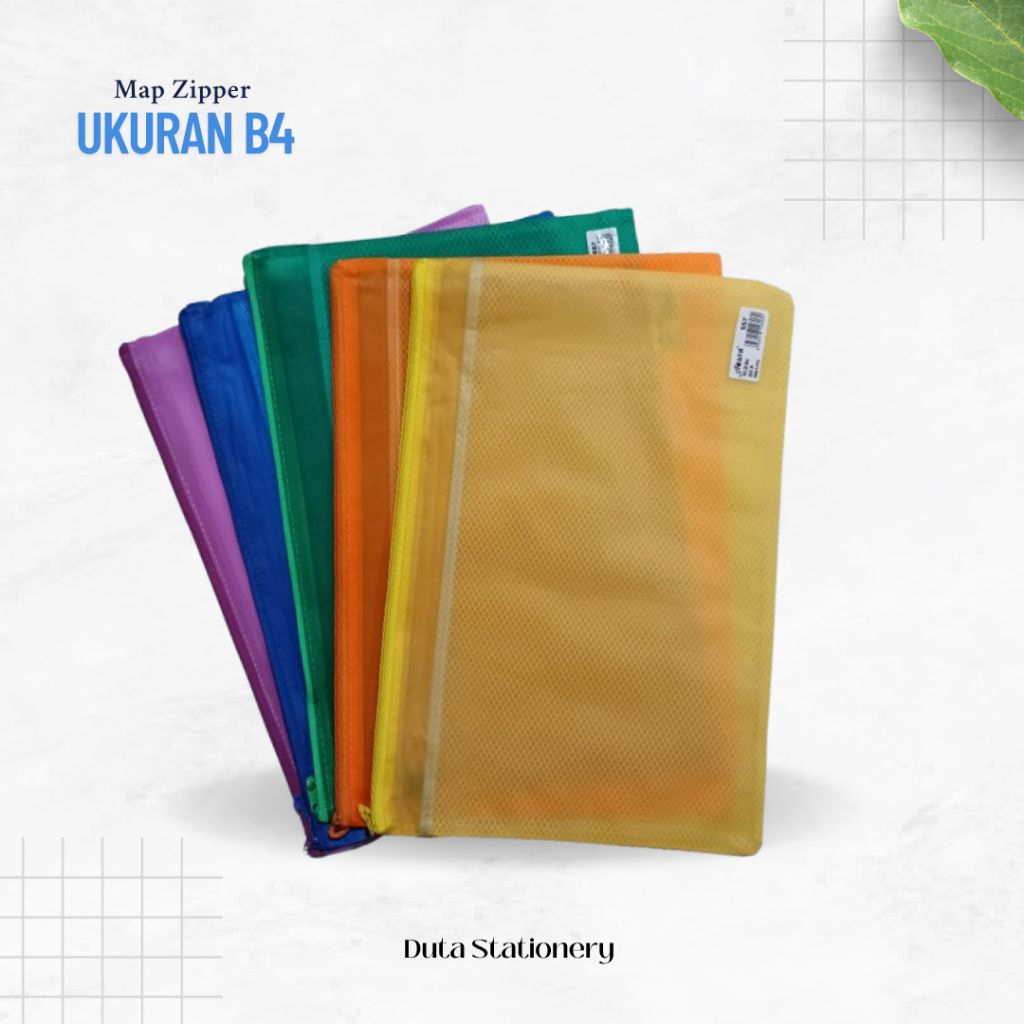 

MAP RESLETING / MAP ZIPPER UKURAN B4 & A4 || SEKAT JALA ACCUR