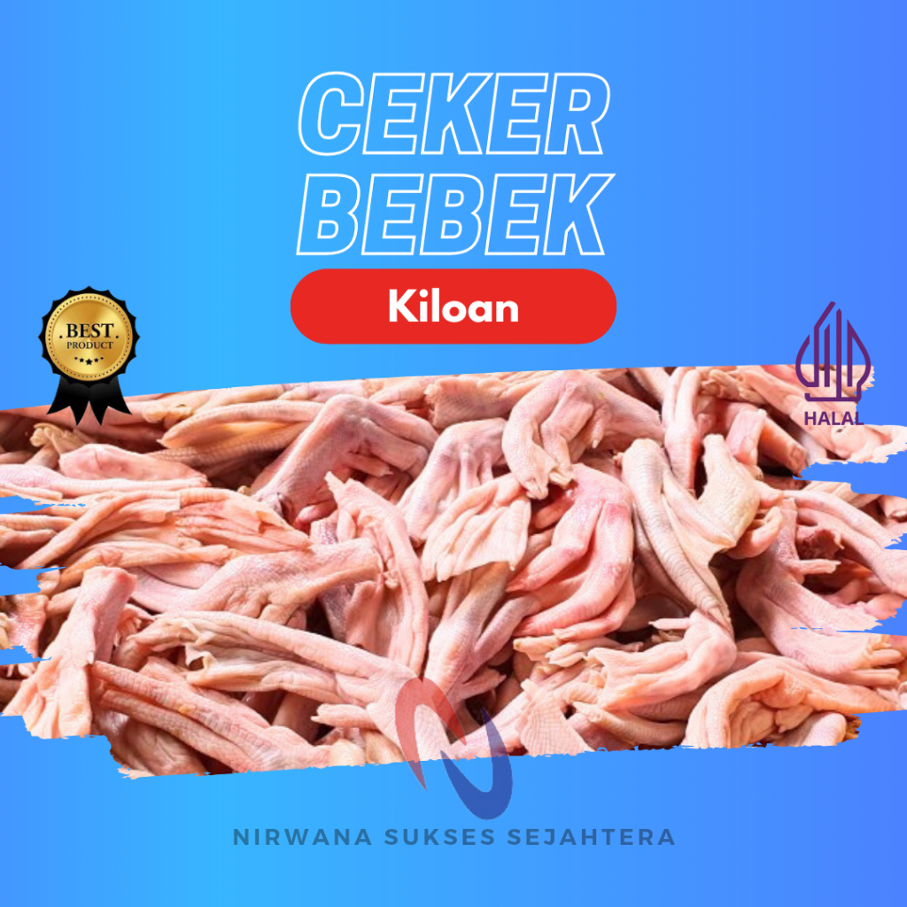 

CEKER BEBEK PEKING / PEKING DUCK FEET (KILOAN)