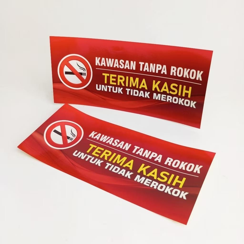 

Stiker Chromo Kawasan Tanpa Rokok/Terimakasih Untuk Tidak Merokok/ Stiker Dilarang M3r0k0k