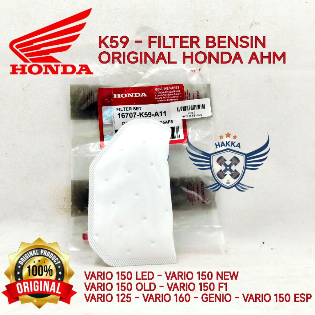 K59 ORIGINAL FILTER BENSIN HONDA VARIO 150 LED, FILTER BENSIN HONDA VARIO 150 NEW, FILTER BENSIN HON