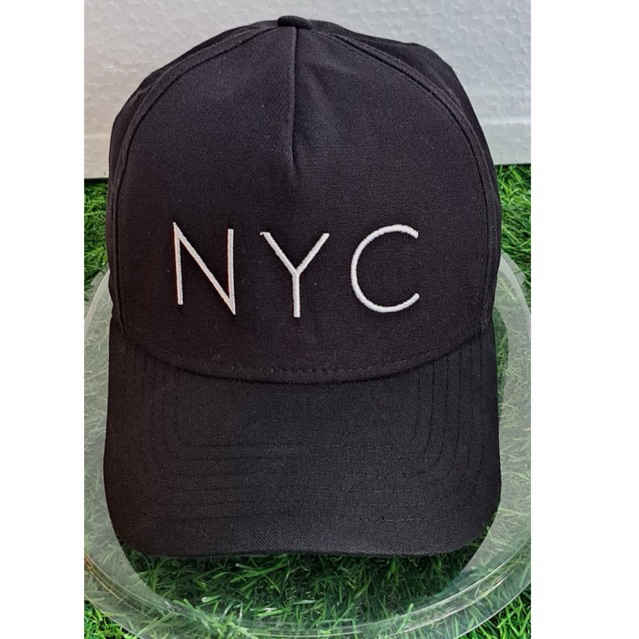 Topi New Era NYC Hitam A Frame Adjustable Original