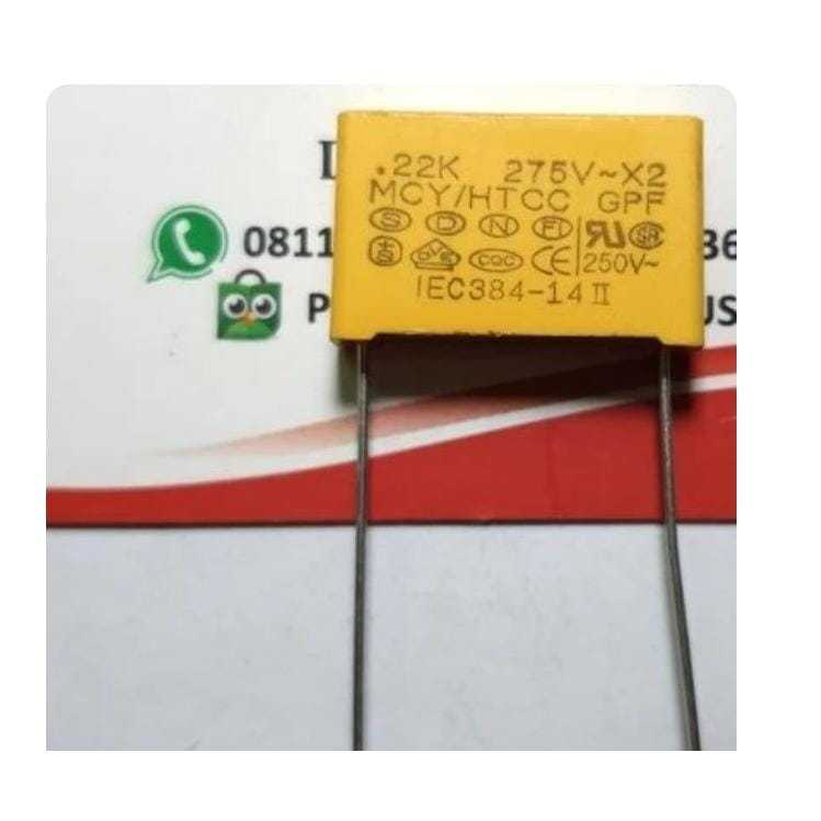 RH9217 New Capasitor Kapasitor MKP MKT 220 NF 275V 224 275V 022UF 275V by PCM LTC GLODOK