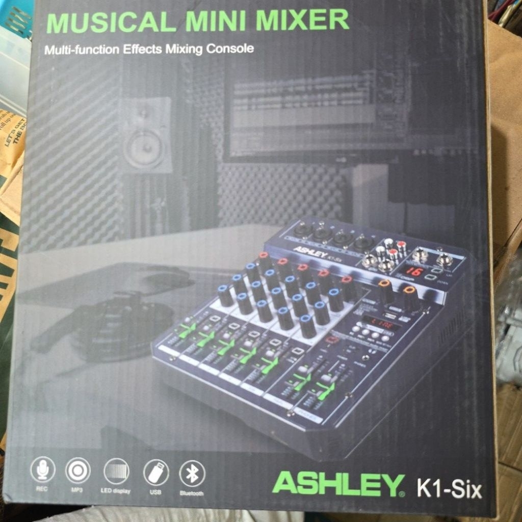 MIXER ASHLEY MUSICAL MINI MIXER K1 SIX