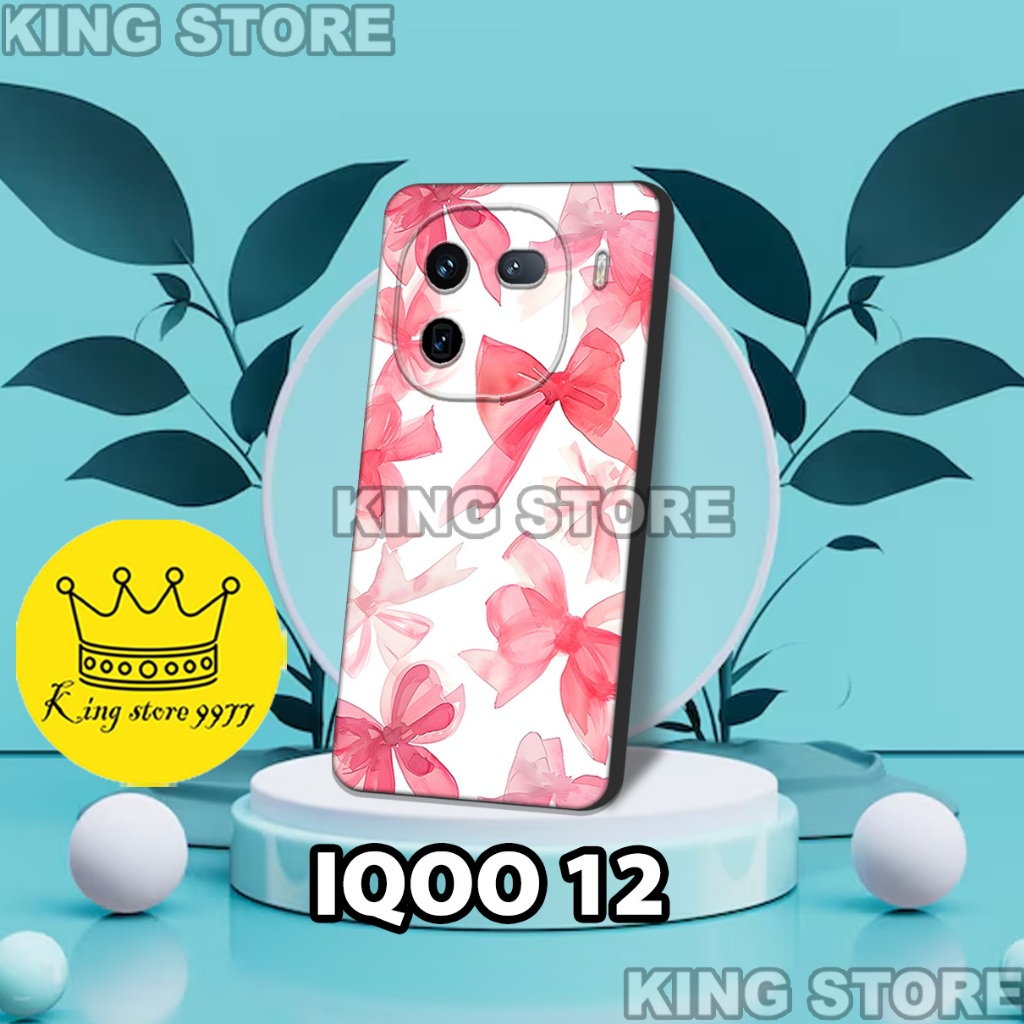 (KS18) Softcase karet untuk hp IQOO 12/Motif Cewek/casing IQOO 12/case IQOO 12 2025/silikon IQOO 12/