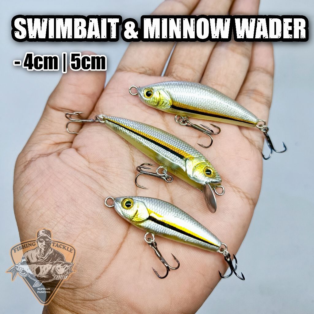 Minnow  Swimbait Swimmer /Waderpari Gt Lure