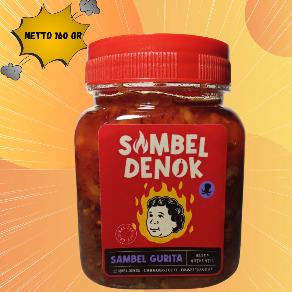 

Sambal Gurita Pedas isi berat bersih 160 gram
