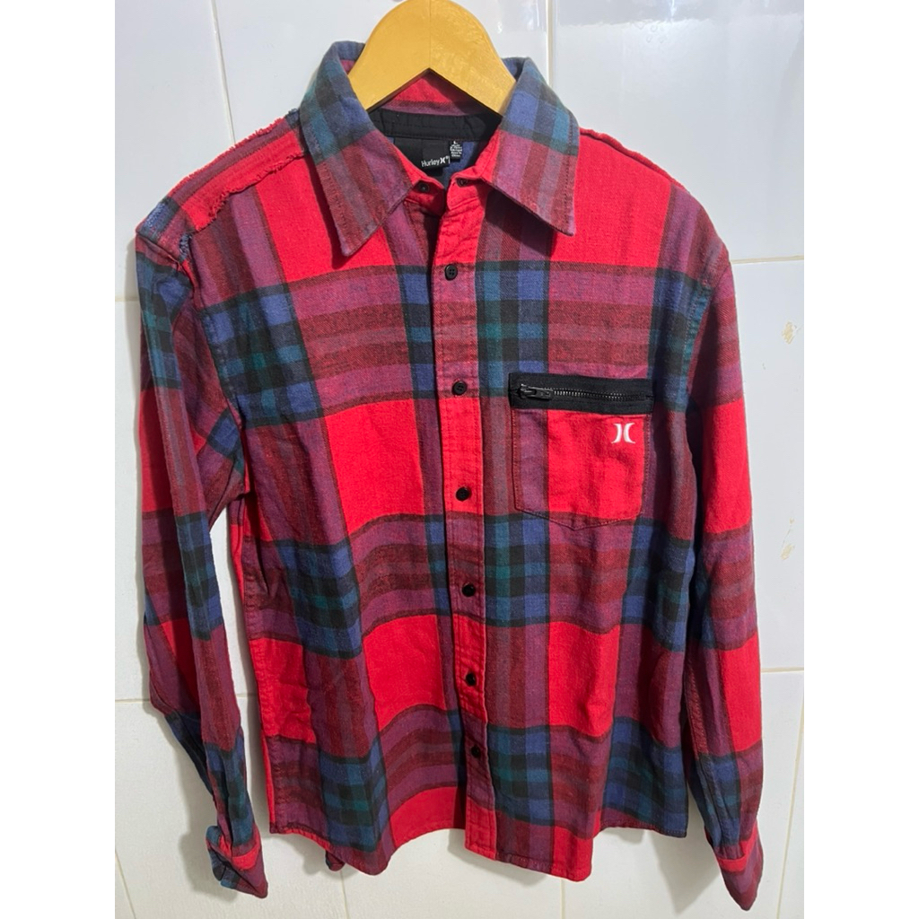 Hurley Kemeja Flanel Original