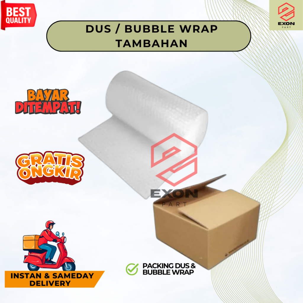 

DUS PACKING TAMBAHAN / BUBLE WRAP TAMBAHAN
