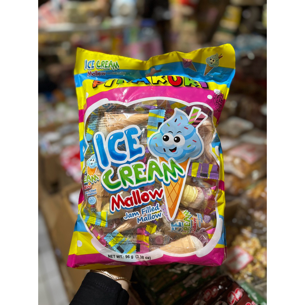 

iCE CREAM MALLOW PIKAKUKI ISI 24pcs