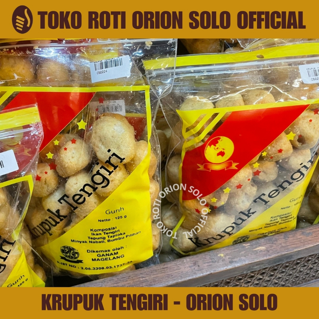 Krupuk Tengiri Ganam Magelang 125 Gram - Orion Solo