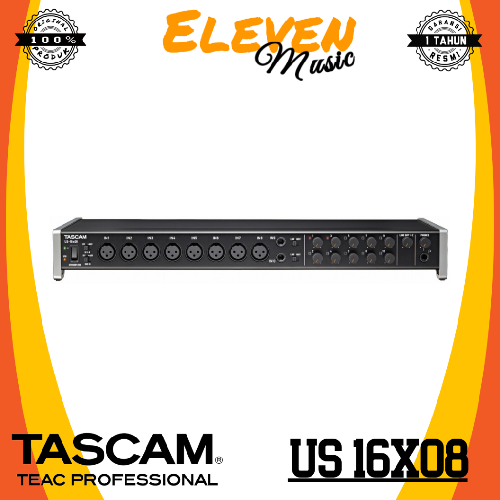 Tascam Us16x08 US 16x08 USB Audio Interface Original