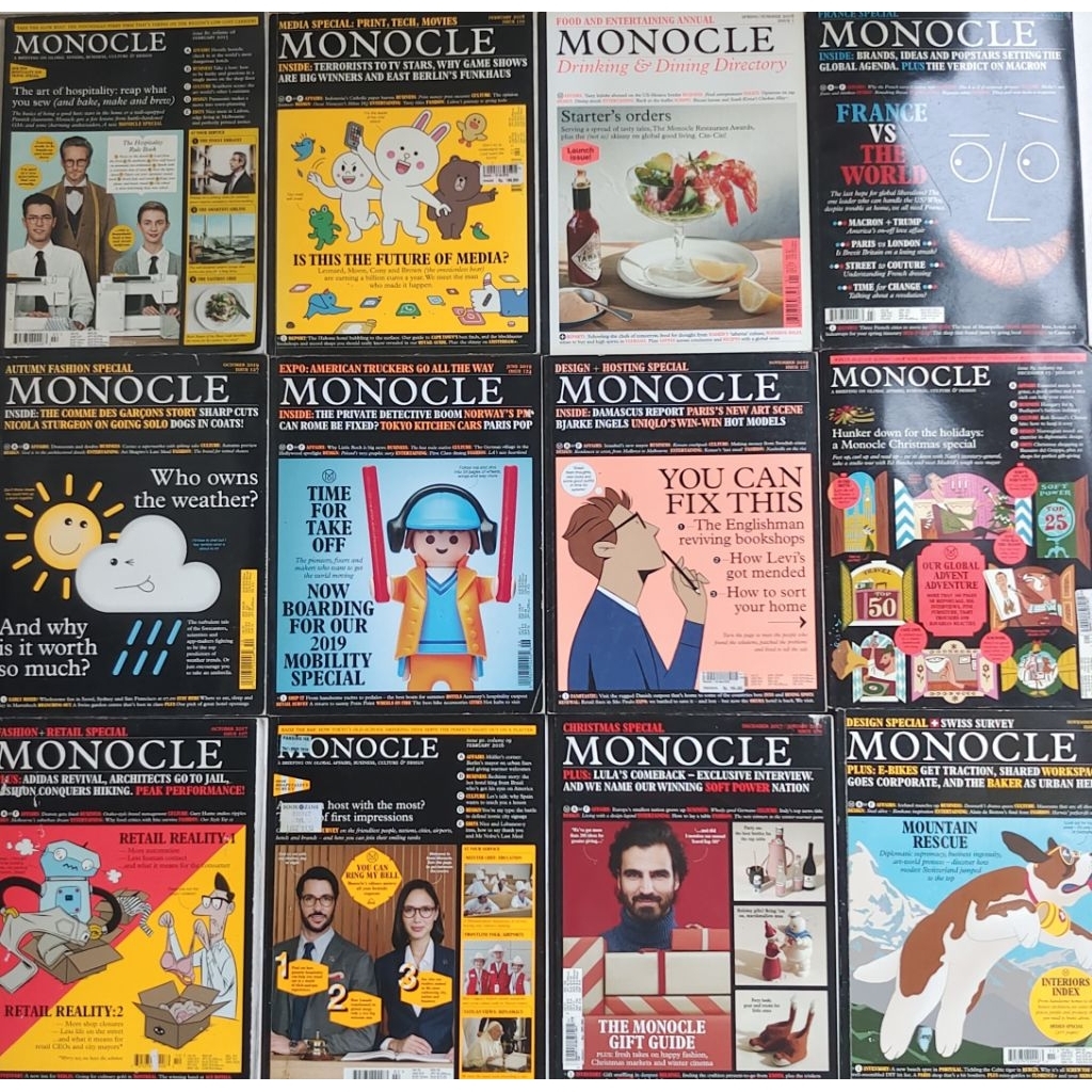 MAJALAH IMPORT MONOCLE (BEKAS ORIGINAL)
