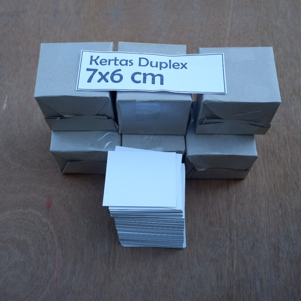 

Kertas duplex 7x6 cm