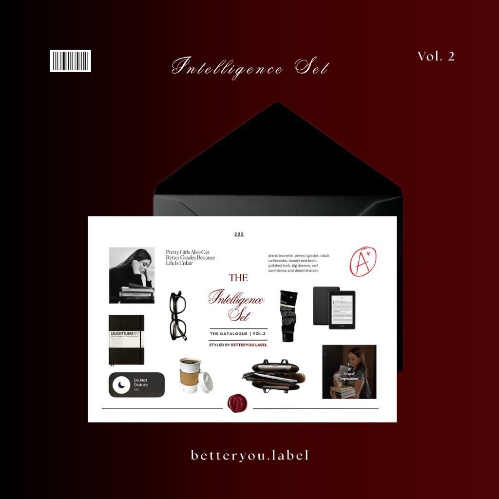 

Premium aesthetic 3D Sticker/Stiker “Intelligence Set” Vol. 2