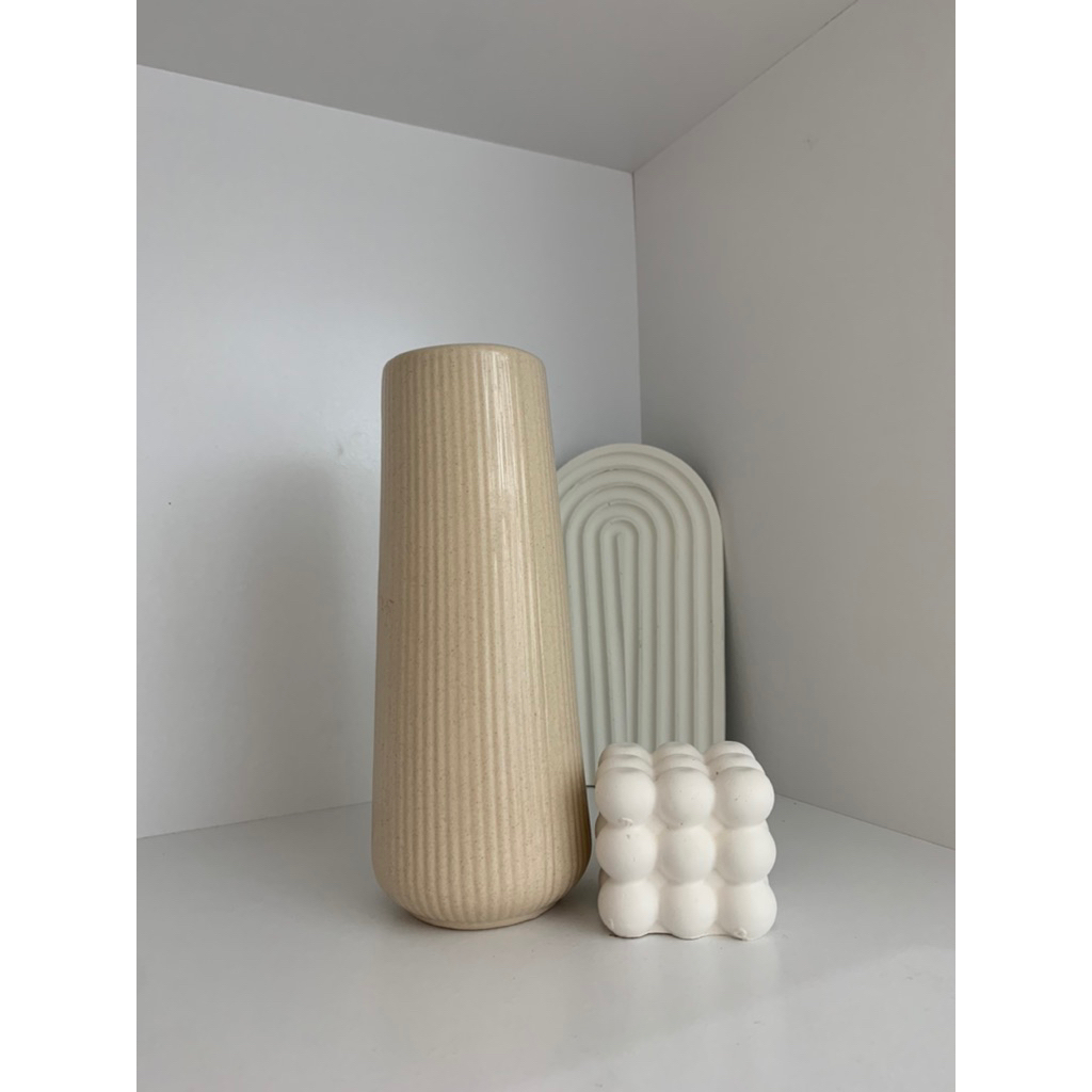 Vas Bunga Keramik Size Besar / Vas Bunga Aesthetic / Vas Estetik / Vas Bunga Nordic