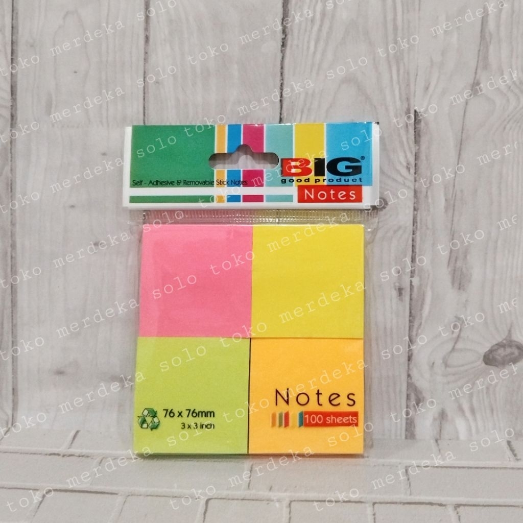 

Sticknote Pembatas Buku 76x76 (4w)