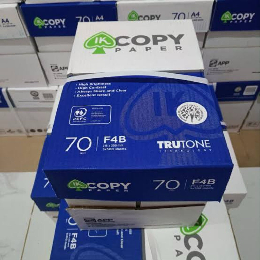 

( DUS ) Kertas HVS F4 70gr LK Copy Paper / Paper Foto Copy Murah