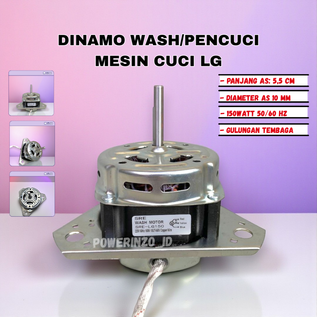 Dinamo pencuci wash mesin cuci Lg 14kg Tembaga