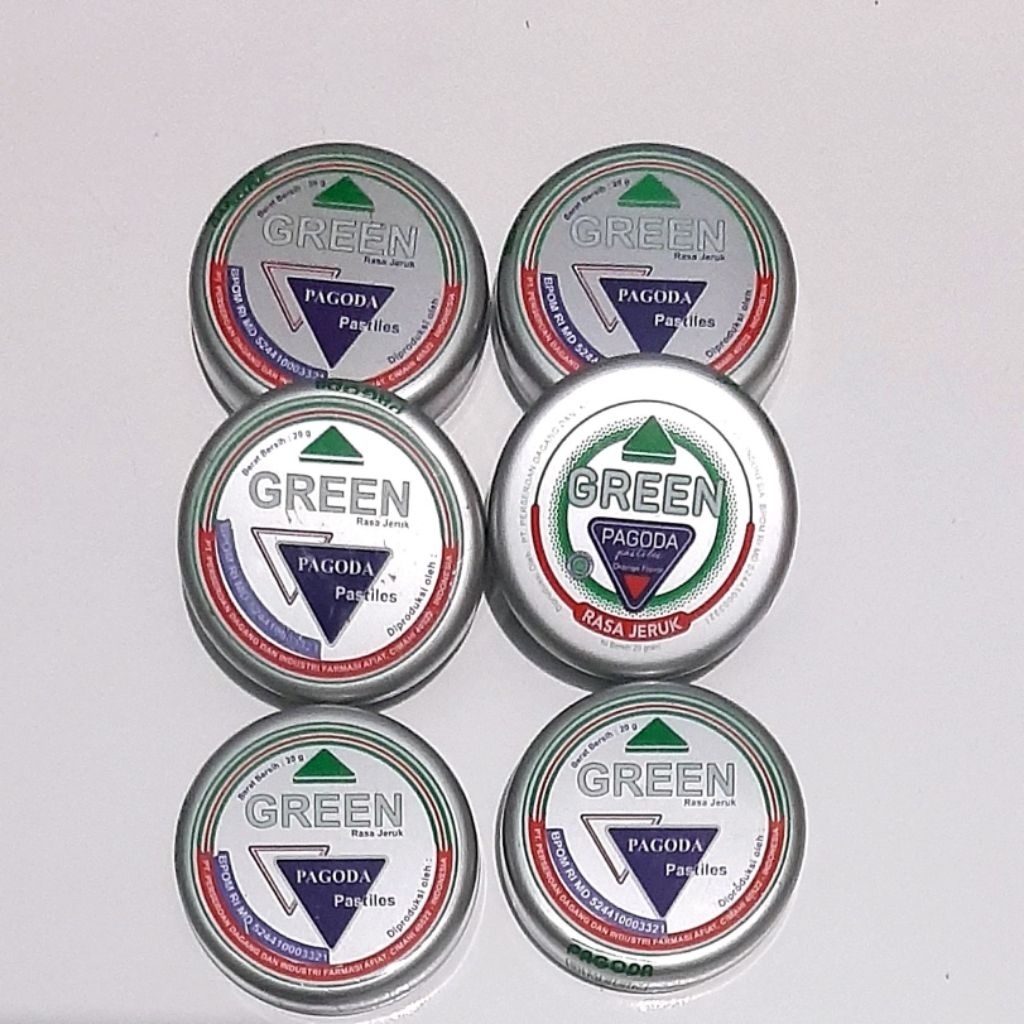 

Permen Pagoda Pastiles Green Candy 20gram Halal
