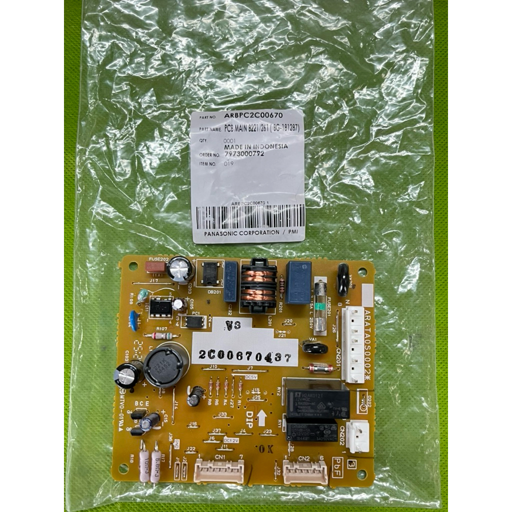 NR-B221 NR-222 NR- 262 NR-261 NR-228 NR-268 NR-348 NR-229 NR-269 Modul Pcb Kulkas Panasonic 2 Pintu