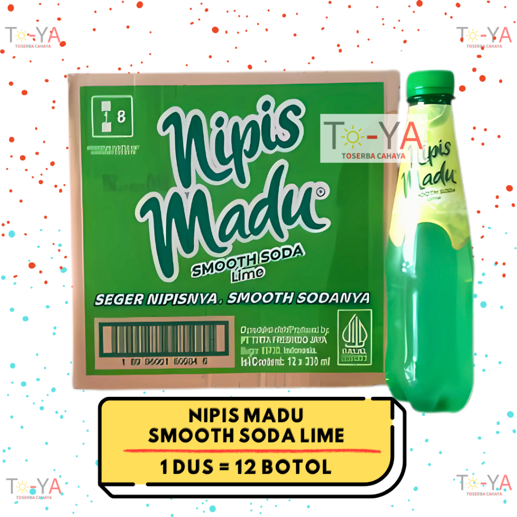 

NIPIS MADU Lime Soda Minuman Berkarbonasi Kemasan 330 ml Botol - 1 Dus / 12 Pcs