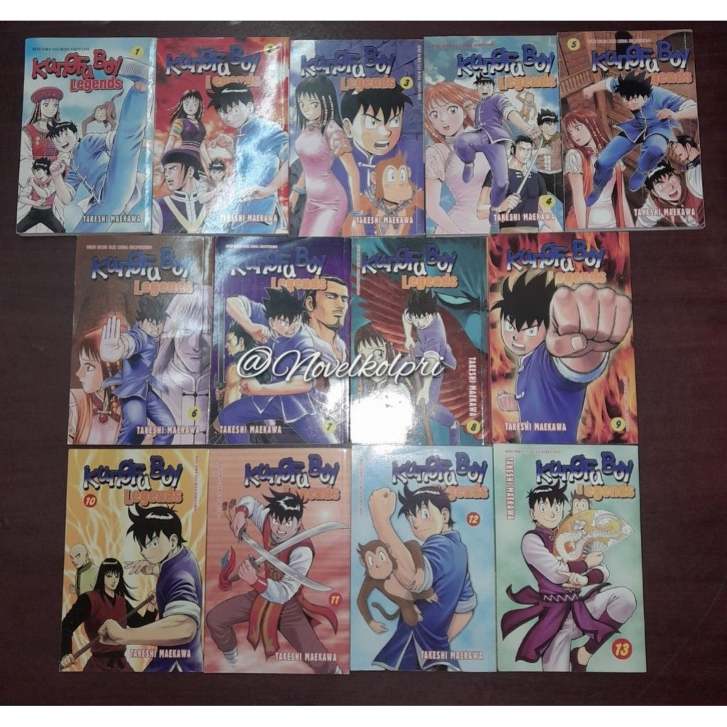 Komik SET Kungfu Boy Legends 1-13
