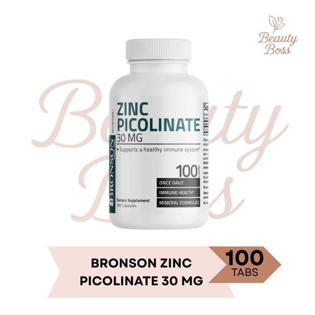Bronson Zinc Picolinate 30MG Anti Iflamasi Recovery Suplemen ORI USA
