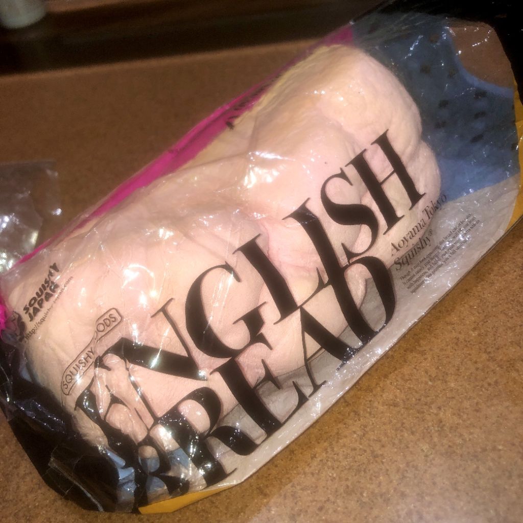 sale preloved licensed squishy ibloom aoyama tokyo english bread pink with op goodcondi
