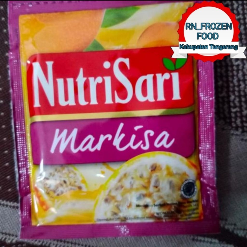 

NUTRISARI MARKISA | KEMASAN 1 RENCENG ISI 10 SACHET
